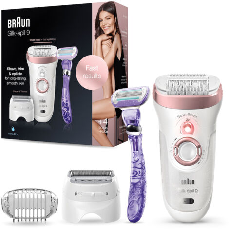 epilatore ricaricabile + accessori - ses9870 - braun (1/5)