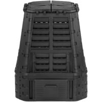 Compostiera Da Giardino Hillvert 1120 Litri - In Polipropilene, Con Coperchio