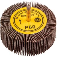 Ruota lamellare con gambo, 80 x 30 mm, K60