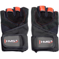 RST01 GUANTI FITNESS UOMO TAGLIA L HMS (nero - rosso)