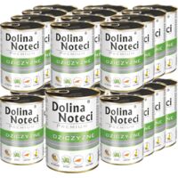 Dolina Noteci Cibo umido premium per cani con selvaggina, lattina 24x400g