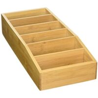 Kesper 70822 scatola in legno di bambù, Marrone, 15 x 5,7 x 35 cm