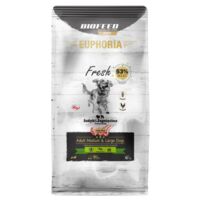 BIOFEED Euphoria Cibo secco per cani di taglia media e grande con tacchino e agnello, 12 kg
