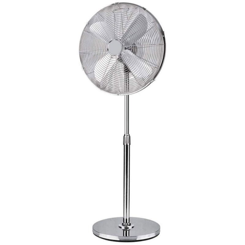 Ventilatore Da Pavimento Brandson - Macchina Del Vento 57 Cm, 3 Velocità, 200W, Tutto In Metallo - Foto 5