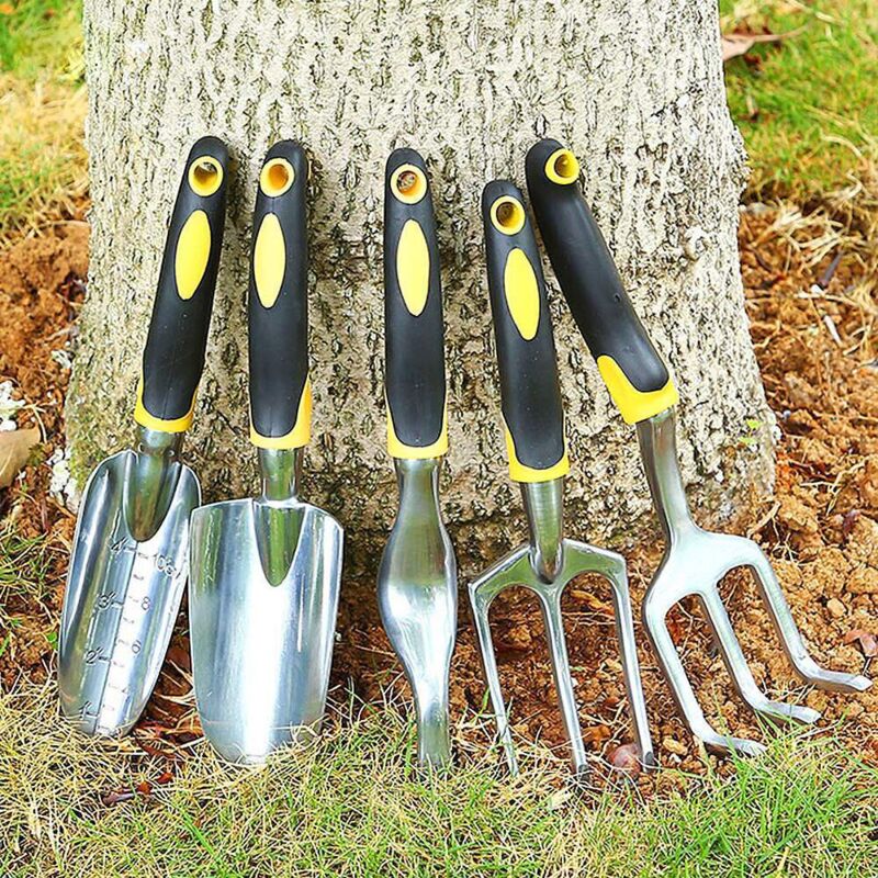 Set Da Giardino 5 Pezzi &ndash; Attrezzi Resistenti Per Piantare E Curare Le Tue Piante