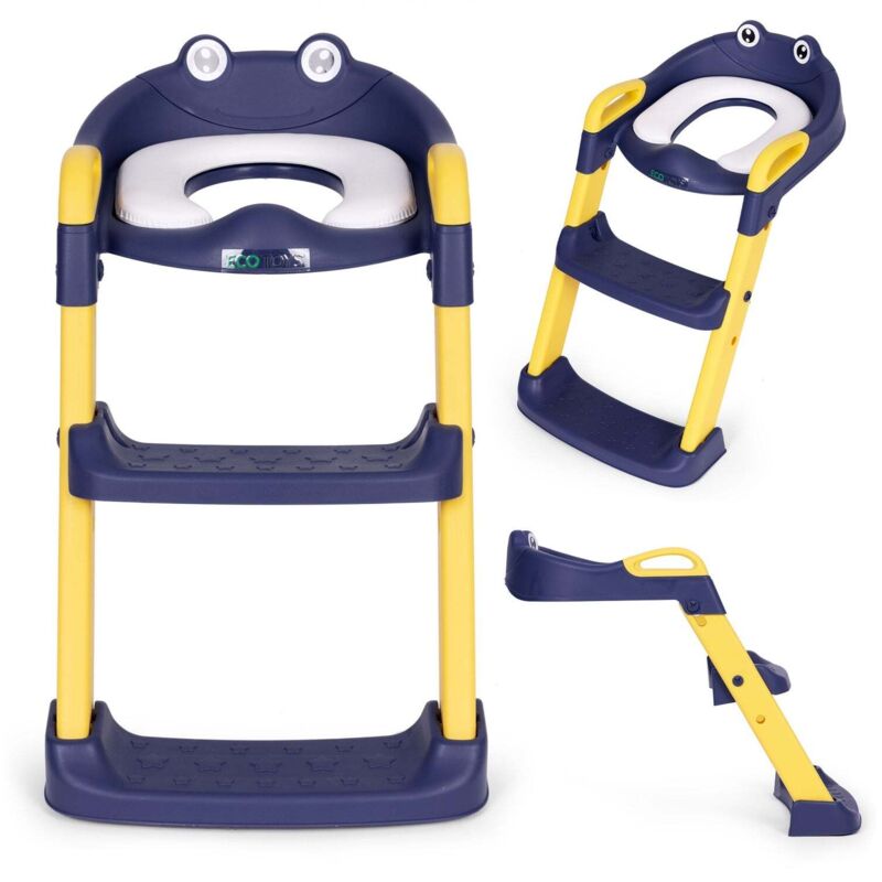 Sedile WC Bambini UISEBRT - Con Schienale E Maniglie Bianco E 1090509