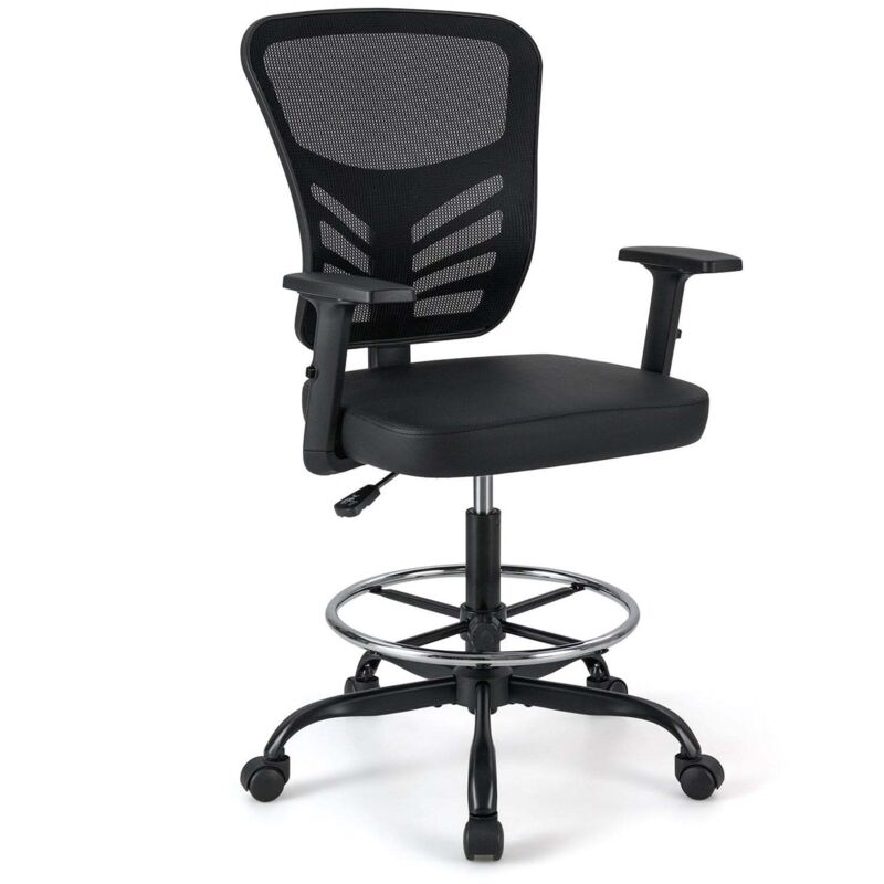 Flash Furniture Sedia da ufficio girevole ergonomica con