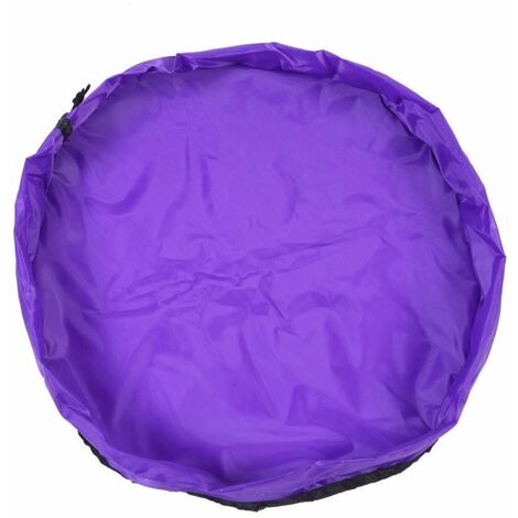 LANDICI Scatola Porta Giocattoli 2-in-1 Con Tappetino Da Gioco Rimovibile - Cesto Pieghevole Per Bambini, Diametro 140 Cm, 41 Cm Altezza