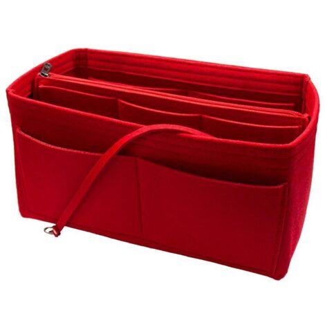 Organizer Per Borse In Feltro - Tasche Multiple, Misura M 26x20x13cm, Per Longchamp - Foto 2