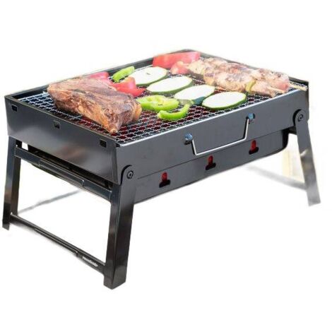 Barbecue Pieghevole Uten A Carbone – Portatile Da Tavolo In Acciaio Per Campeggio E Feste DE