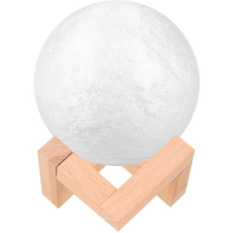 Vicloon Kit di pittura lampada da luna, luce notturna 3D giocattolo kit pittura con supporto in