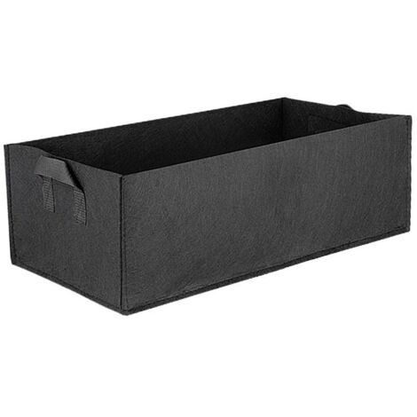 Borsa Per Coltivazione Rettangolare Rialzata Con Griglie - 60x60x25 Cm / 90x60x25 Cm, In PE Per Verdure, Erbe E Fiori (8 Griglie)