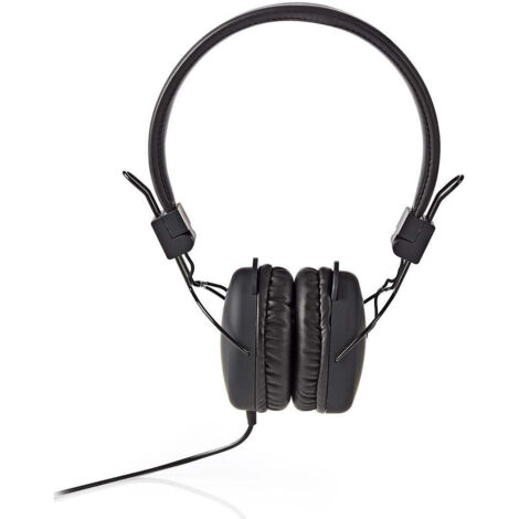 Cuffie cablate on-ear  3,5mm Lunghezza cavo: 1,20 m  Nero (1/5)