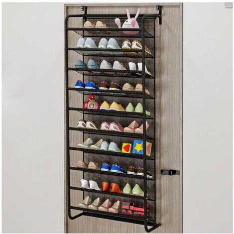 Scarpiera da Ingresso Organizer per Scarpe in Metallo con 3 Ripiani