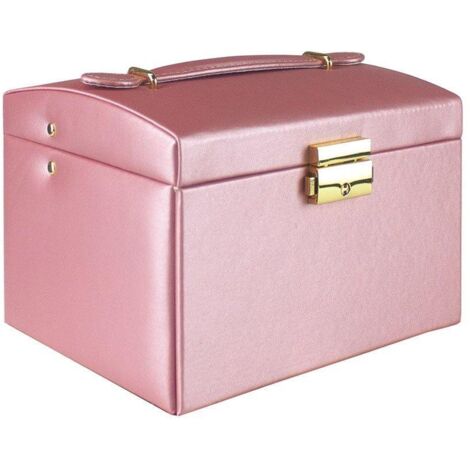 Stackers Portagioie Con Quarzo Rosa E Barra A T, Oro Rosa, 4 Bracci E 12 Ganci Per Collane E Bracciali, 25x13.5x8.5 Cm