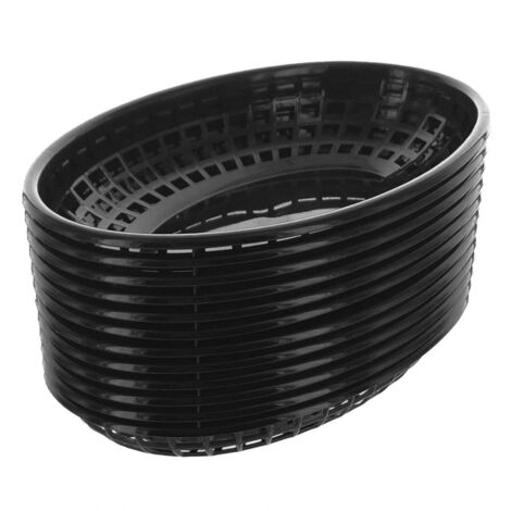 Vassoio Da Portata Rettangolare In Plastica, Colore Bianco - Foto 4