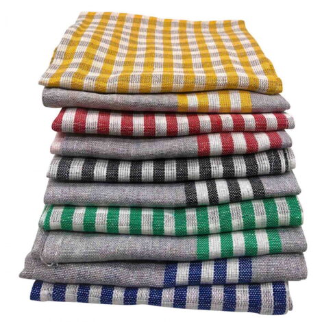 DII Everyday - Set Di Strofinacci Da Cucina In Cotone 30x30 Cm - Colori Assortiti, Confezione Da 6