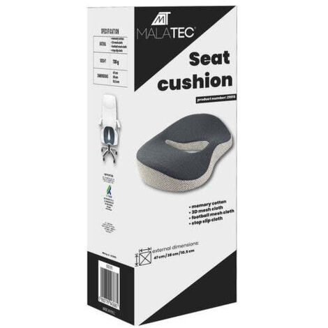 Cuscino Da Seduta Ortopedico Gonfiabile - Per Sollievo Da Sciatica, Mal Di Schiena E Postura, Grigio - Foto 6