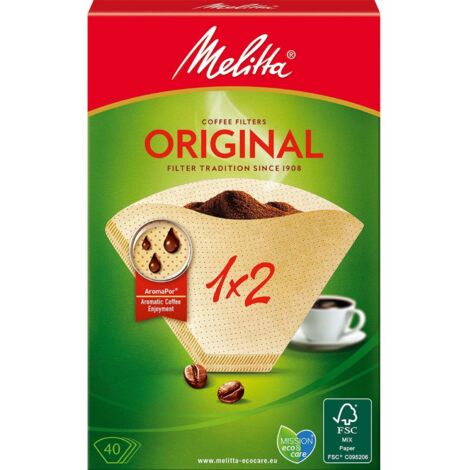 Paxanpax 6563363 PLD1786 - Cartine Per Filtro Caffè Universale 1x4, Confezione Da 40