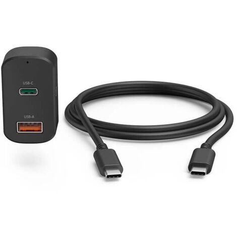 Hama Alimentatore USB 2 Porte Con Cavo 1,9 M | Multipresa Con Presa Euro E Fascetta Fermacavo, Bianco