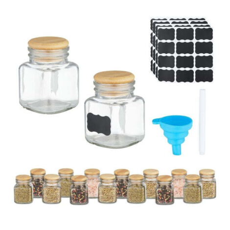Kit spezie da campeggio - Borsa portaspezie portatile con 7