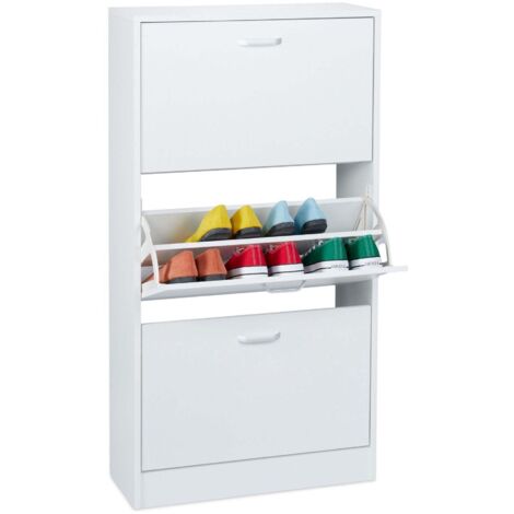 Azkoeesy Set appendiabiti (110 x 33 x 185,5 cm, bianco) con specchio Azkoeesy Set appendiabiti (110 x 33 x 185,5 cm, bianco) con specchio