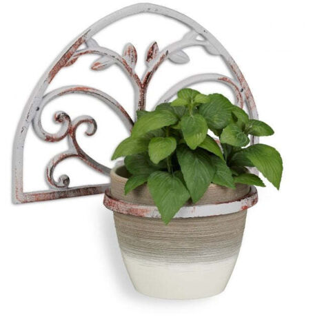 Set 3 Vasi Da Parete In Metallo Nero Adesivi, Senza Fori, Stile Nordico Per Fiori, Espositori Removibili