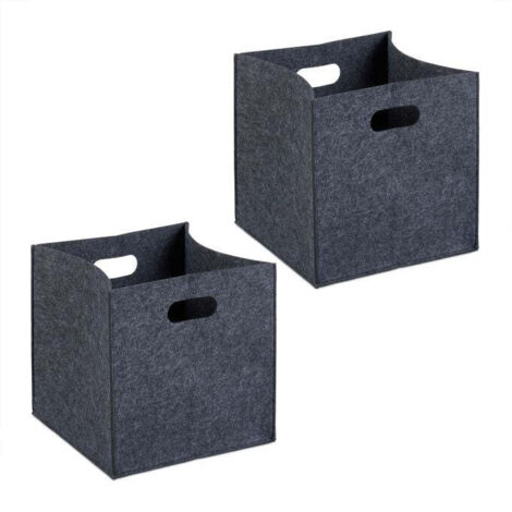 2 Pezzi Scatole Portaoggetti Da Parete For Bagno, Contenitori - 9