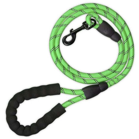 Guinzaglio imbottito per cani verde 150 cm (1/5)