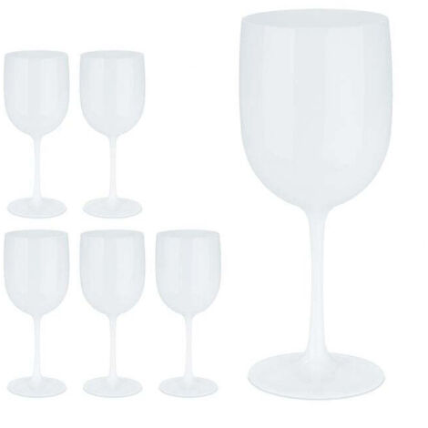 Bicchieri da vino in plastica set da 6 (1/5)