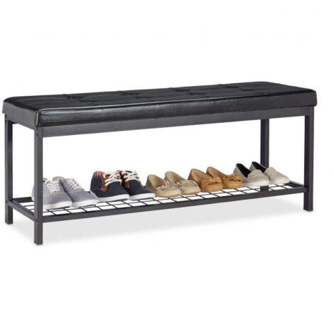 Panca per scarpe XXL con cuscino (1/5)