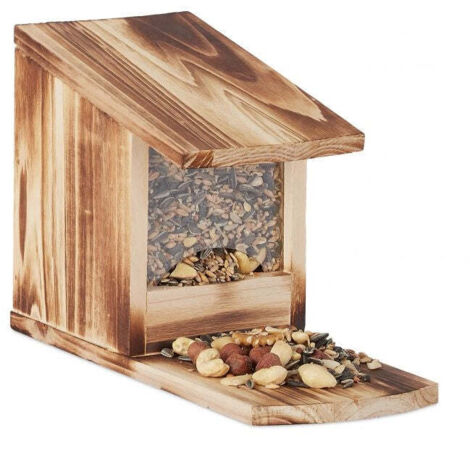 Buteafly Mangiatoia Per Uccelli A Prova Di Scoiattolo - Capacità 2,3 Kg - Design In Metallo - Da Appendere In Giardino