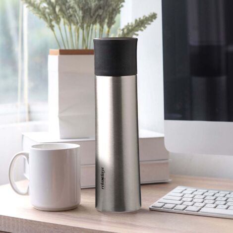 Borraccia in acciaio inox da 500 ml con bicchiere (1/5)