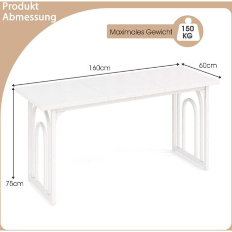 Tavolo da pranzo 160x90 cm con top in vetro e gambe cromate - Tabula