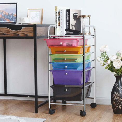 Carrello portavivande da cucina Multifunzione in Cristallo acrilico ONDINA 50x52xh90 cm con ruote piroettanti colore Viola Satinato | Emporium | : carrelli da portata