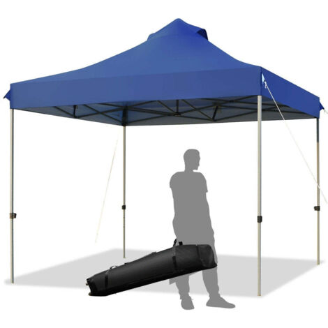 COBIZI Gazebo Pieghevole 3x6 M Con 6 Pannelli Laterali – Impermeabile, UPF50+, Regolabile In Altezza, Kaki
