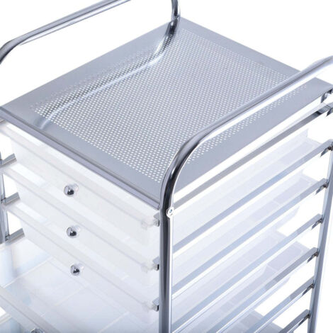 Covetree Confezione Da 2 Cassetti Impilabili Trasparenti In Acrilico Per Organizzazione Cucina E Bagno - Con Manici, Assemblaggio Facile, Salvaspazio