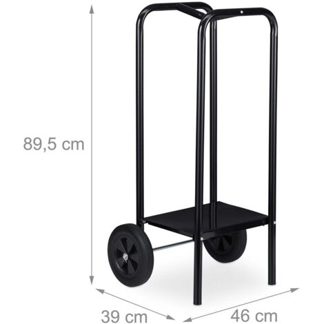 VEVOR Carrello Portalegna con Ruote Copertura Impermeabile Capacità