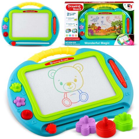 Trade Shop - Tavolo Da Disegno Per Bambine Con Proiettore Led Lavagna