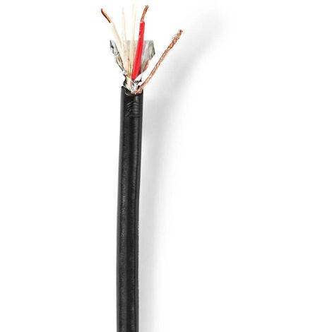 Microphone cable  2 x 035 mm  copper  1000 m  round  pvc  black  reel 83705240 83705240 83705240 83705240 83705240 (1/2)