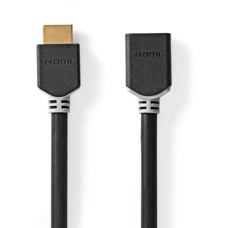 Cavo hdmi ad alta velocita con ethernet  hdmi contact  hdmi hona  8k60hz  earc  48 gbps  100 m  rotondo  pvc  antracit  lada 68786772 68786772 68786772 68786772 (1/4)