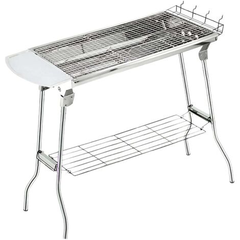 BBQ-Toro Carrello Per Barbecue, 94 X 61 X 90 Cm, Nero, Con Grande - 10