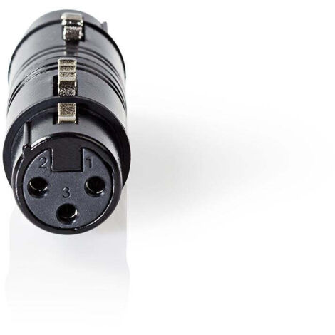 Nedis Connettore XLR, 3 Pin, Femmina, Nero - Acquista Su - Foto 3