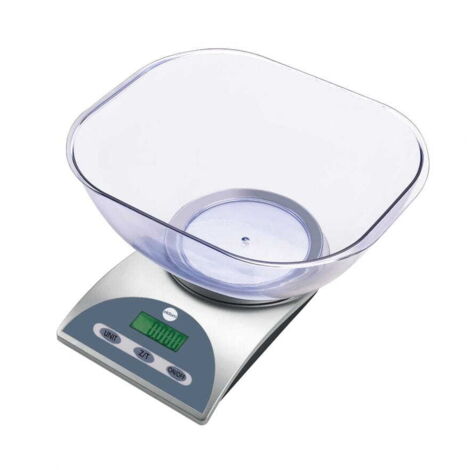 Bilancia Da Tavolo Da Cucina Pesa Alimenti - 30 Kg / 1 G - 21 X 27 Cm Led 30913687