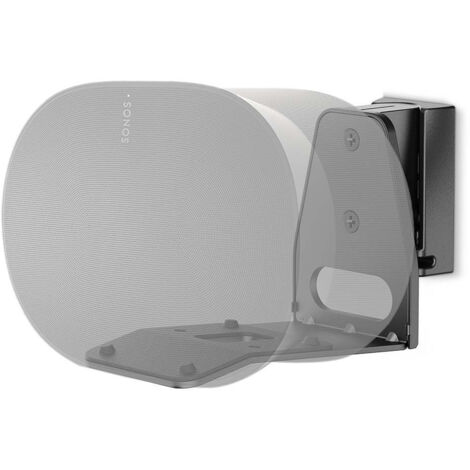 Supporto per altoparlante - Compatibilità: Google Home - Parete - 2 kg - Fisso - Acciaio/Metallo - Nero