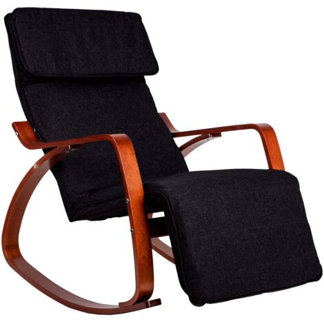 Set Di 2 Sedie Rilassanti Con Poggiapiedi In Legno Di Acacia - Puebla, Colore Teak, Con Cuscini, Per Esterno E Giardino, 71x59x75 Cm