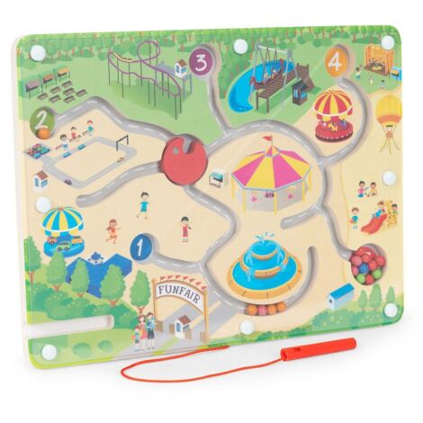 Philos 3198 Labirinto In Legno - Gioco Di Abilità Per 1 Giocatore, Dimensioni Grandi 29,5x25cm, Da 8 Anni - 5