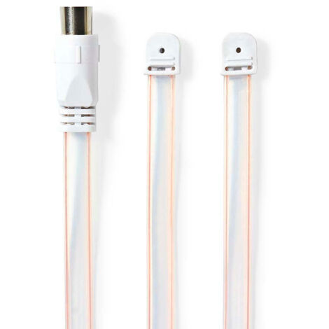 Presa A Parete Coassiale + Telefono RJ11 – Doppia Piastra Bianca Per Antenna E Telefono - 4