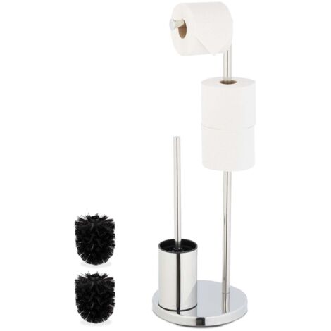 Brabantia Classic Bagno Portarotolo WC, Inox Satinato