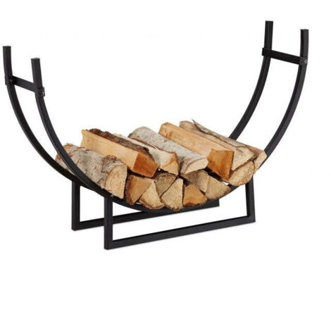 Supporto in legno in metallo nero (1/5)